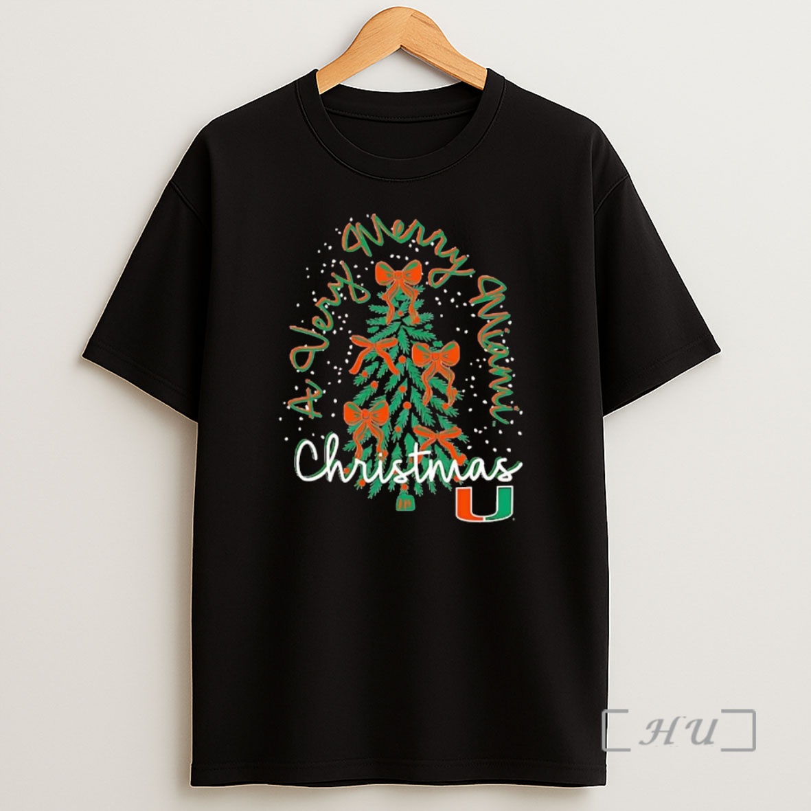 Officials Miami Hurricanes A Very Merry Miami Christmas Premium Shirt Sweatshirt Tee