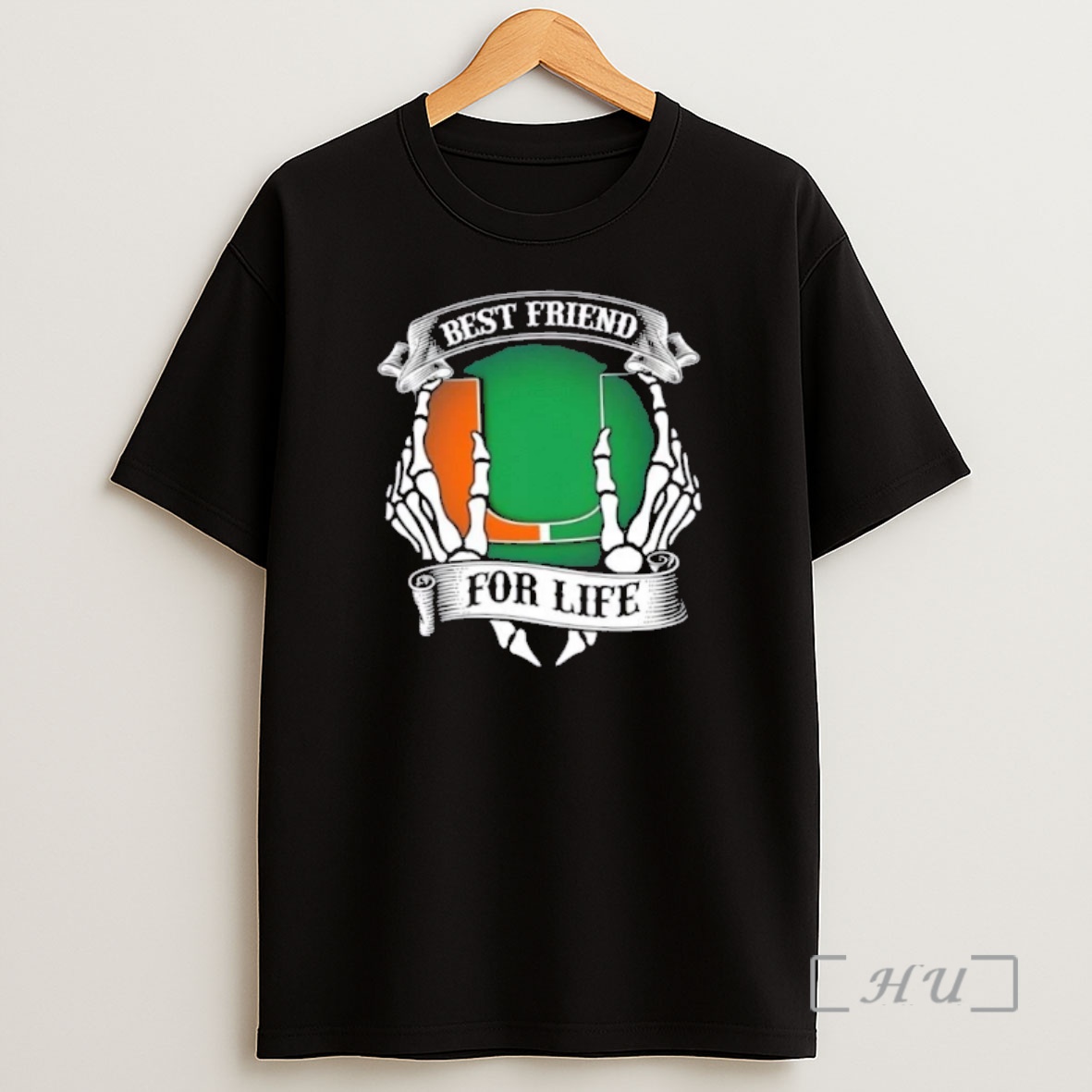 Officials Miami Hurricanes Best Friend For Life Hands Bones Premium Shirt Sweatshirt Tee