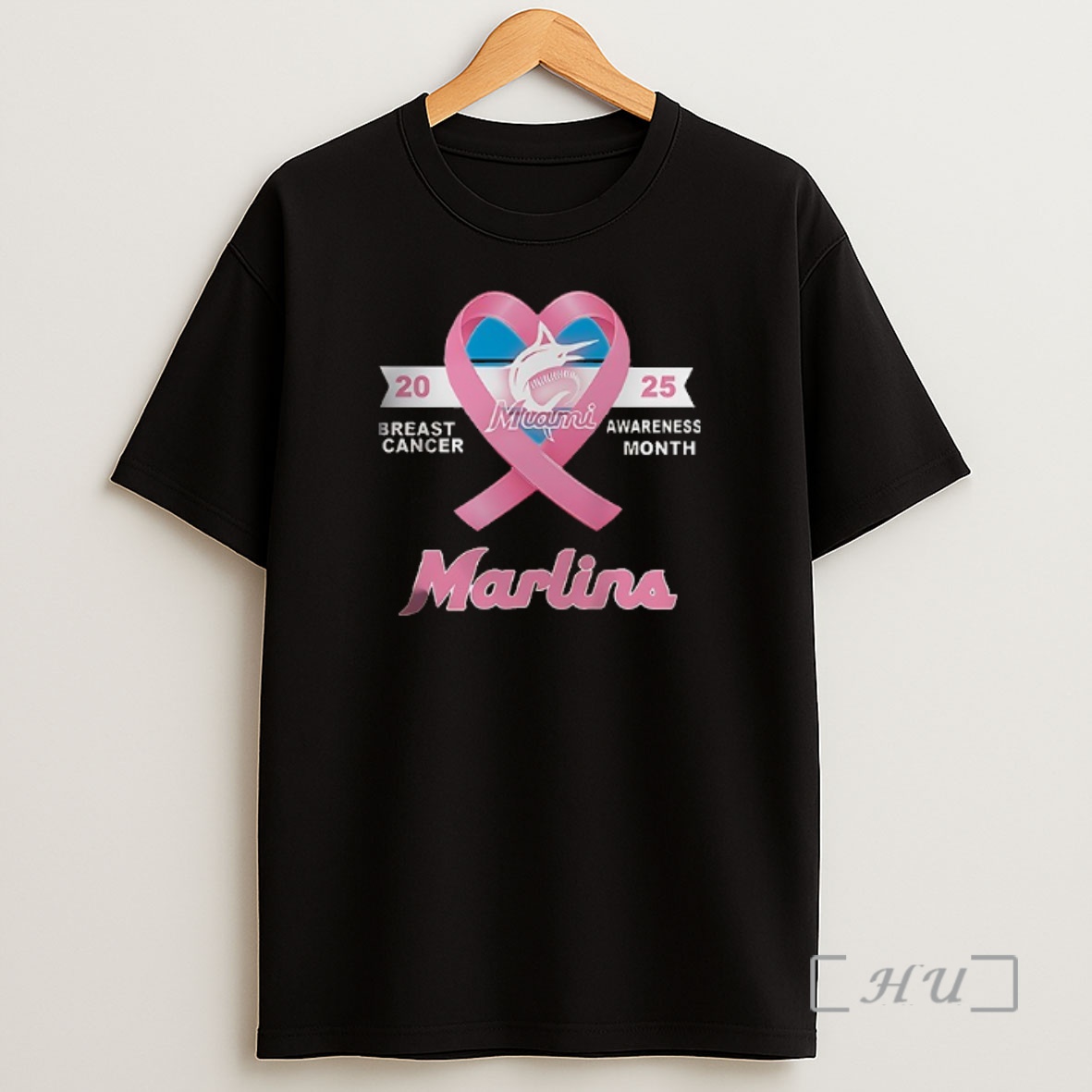 Officials Miami Marlins Strike Out Breast Cancer Premium Shirt Sweatshirt Tee