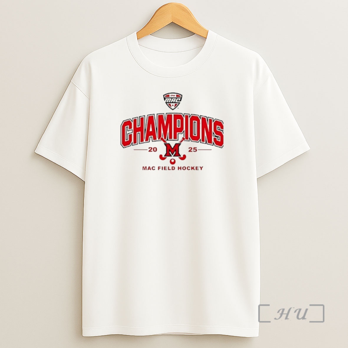 Officials Miami Redhawks 2025 Mac Field Hockey Champions Premium Shirt Sweatshirt Tee