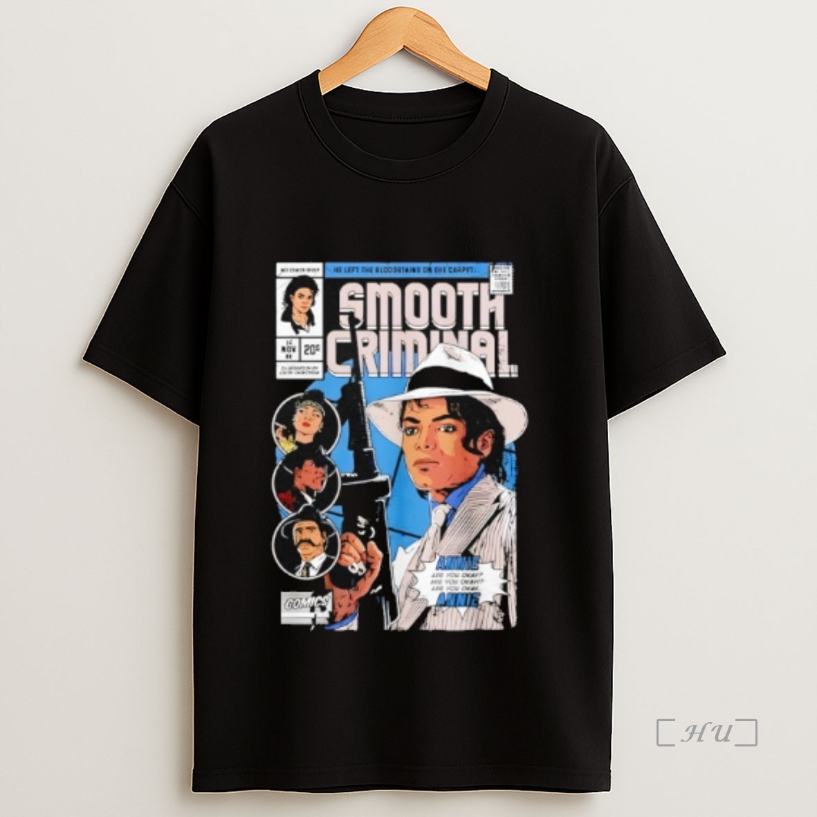 Officials Michael Jackson Smooth Criminal Retro Comic Graphic Premium Shirt Sweatshirt Tee