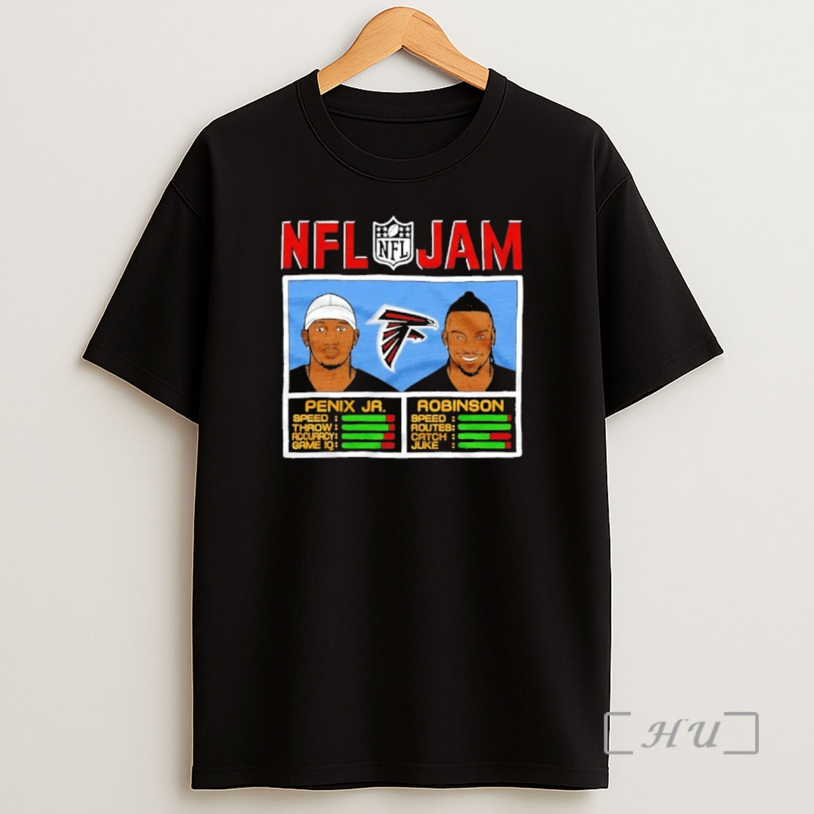 Officials Michael Penix Jr And Zac Robinson Nfl Jam Atlanta Falcons Premium Shirt Sweatshirt Tee