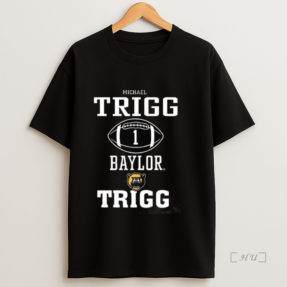 Officials Michael Trigg Baylor Bears Football Number 1 Logo Premium Shirt Sweatshirt Tee