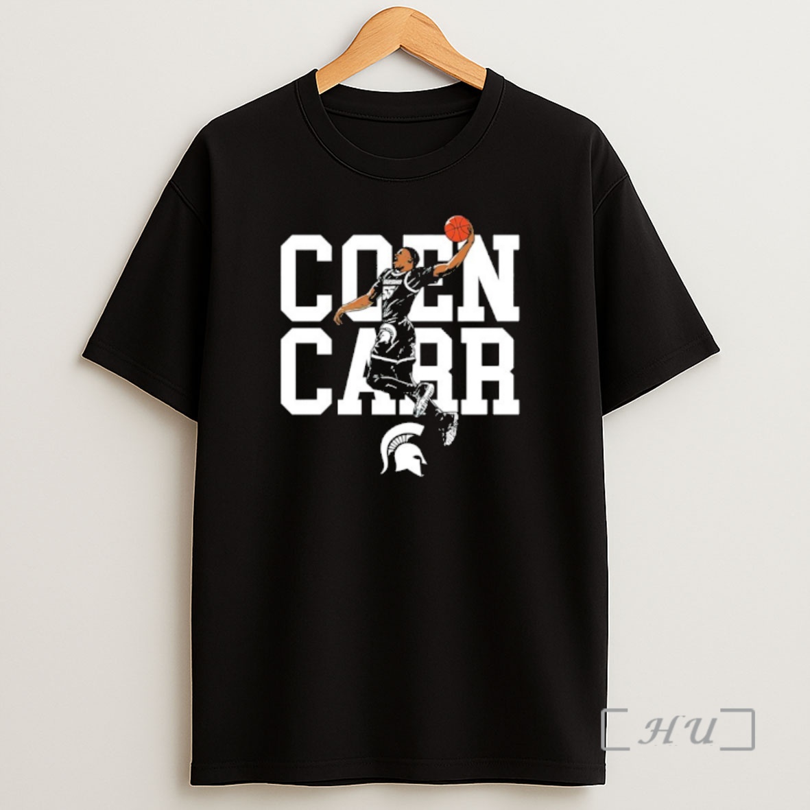 Officials Michigan State Basketball Coen Carr Air Pose Star Premium Shirt Sweatshirt Tee