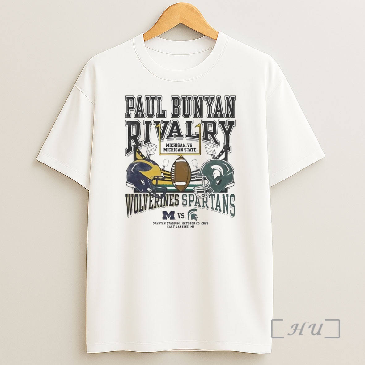 Officials Michigan State Spartans Vs Michigan Wolverines 2025 Paul Bunyan Rivalry Premium Shirt Sweatshirt Tee