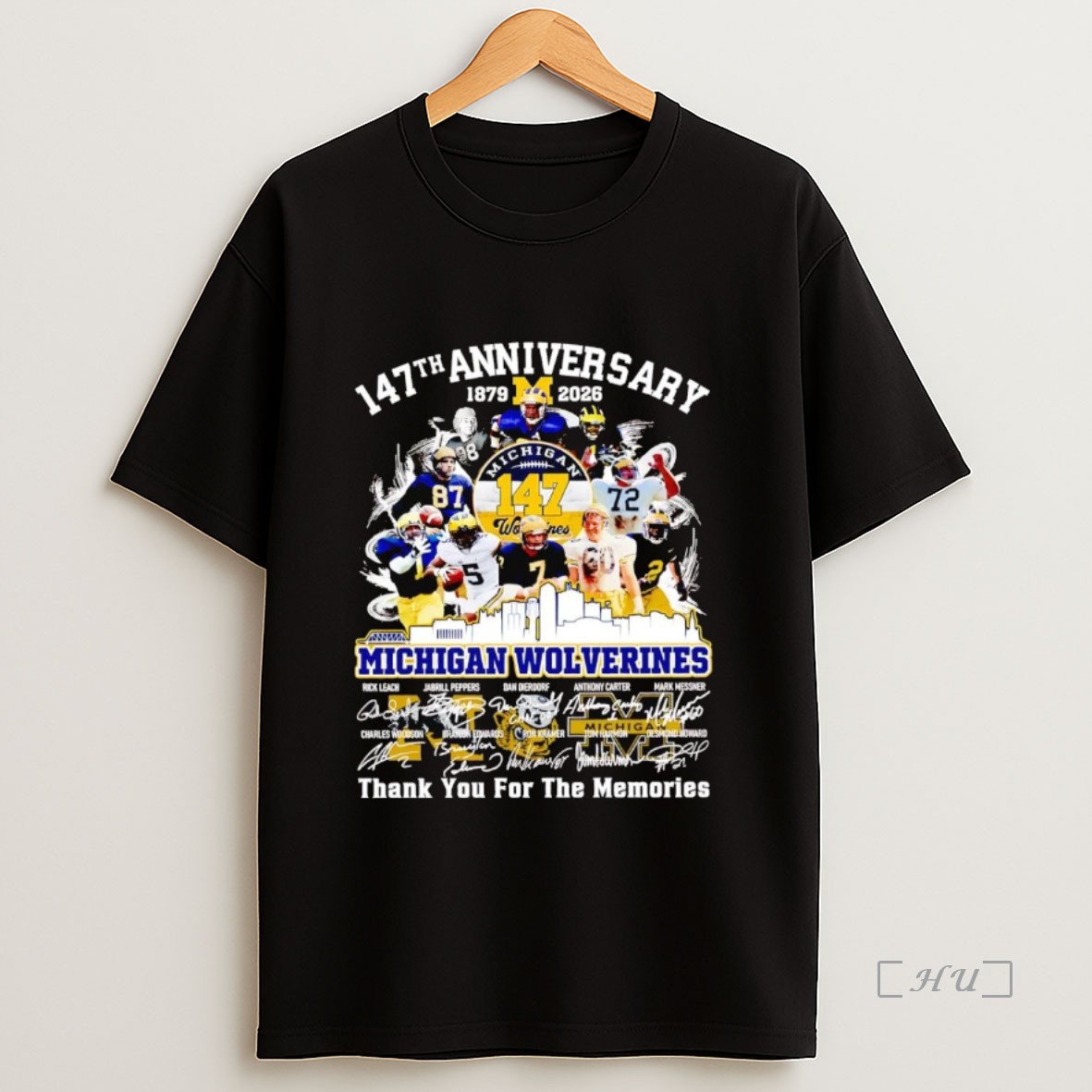 Officials Michigan Wolverines 147th Anniversary 1879 2026 Team Players Premium Shirt Sweatshirt Tee