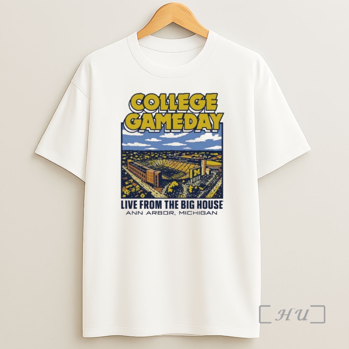 Officials Michigan Wolverines College Gameday 2025 Big House Stadium Premium Shirt Sweatshirt Tee