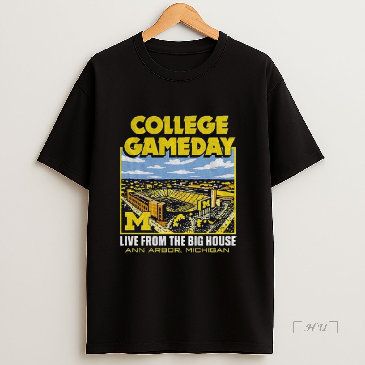 Officials Michigan Wolverines College Gameday Live From The Big House Ann Arbor Michigan Premium Shirt Sweatshirt Tee