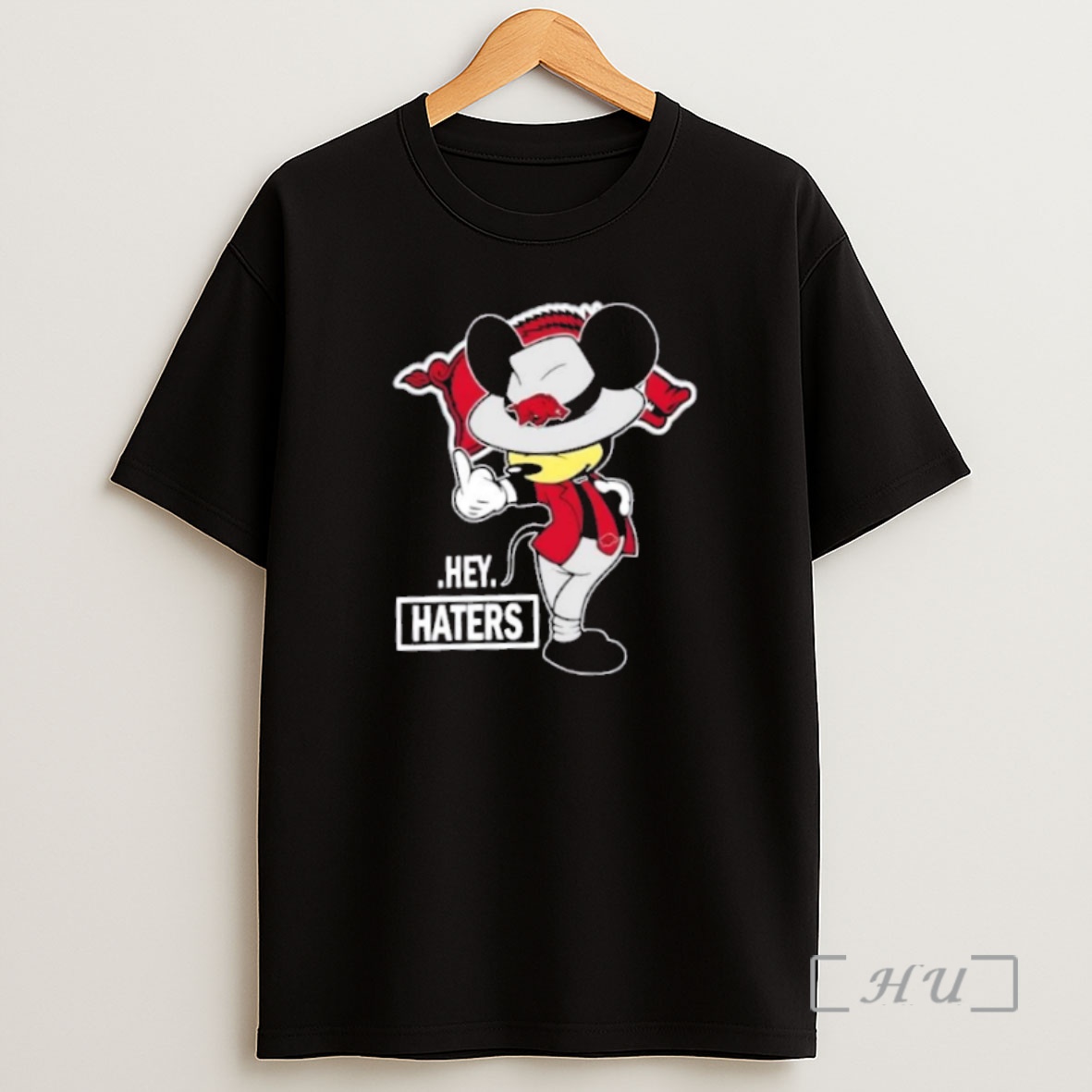 Officials Mickey Hey Hater Arkansas Razorbacks Football Premium Shirt Sweatshirt Tee