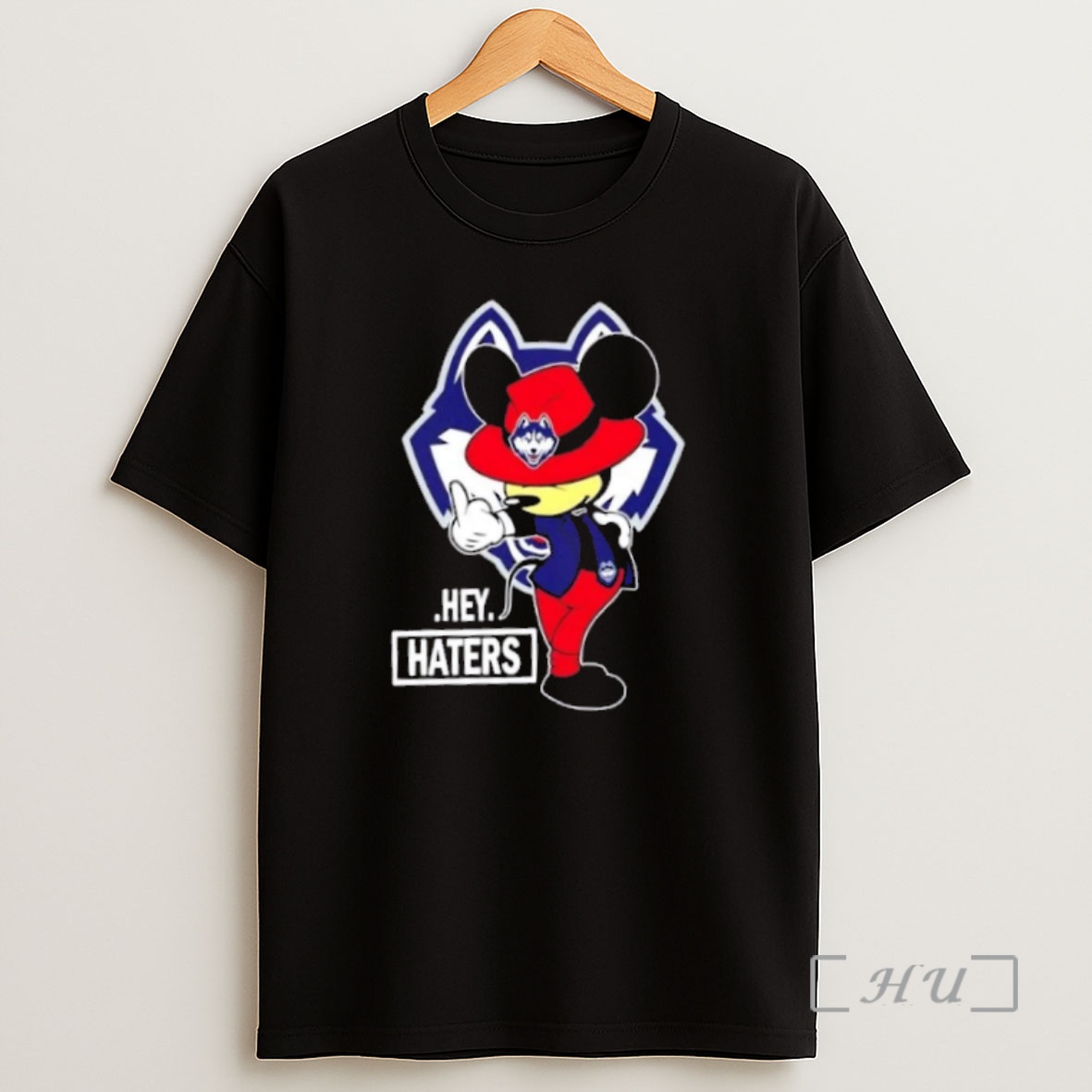 Officials Mickey Hey Hater Connecticut Huskies Football Premium Shirt Sweatshirt Tee