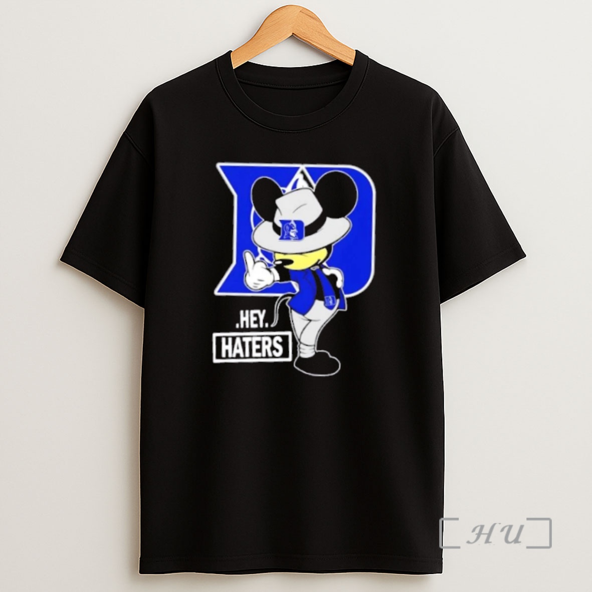 Officials Mickey Hey Hater Duke Blue Devils Football Premium Shirt Sweatshirt Tee