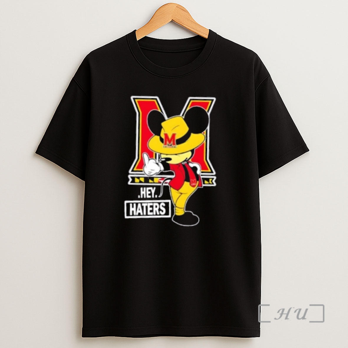 Officials Mickey Hey Hater Maryland Terrapins Football Premium Shirt Sweatshirt Tee