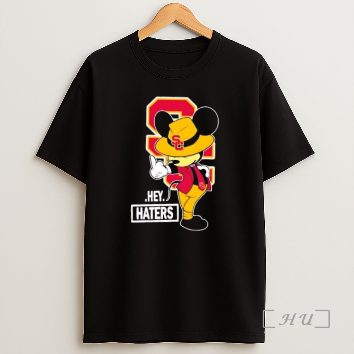 Officials Mickey Hey Hater Usc Trojans Football Premium Shirt Sweatshirt Tee