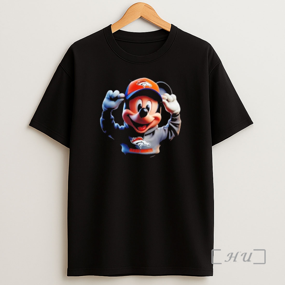 Officials Mickey Wearing Denver Broncos And Smile With Fans Premium Shirt Sweatshirt Tee