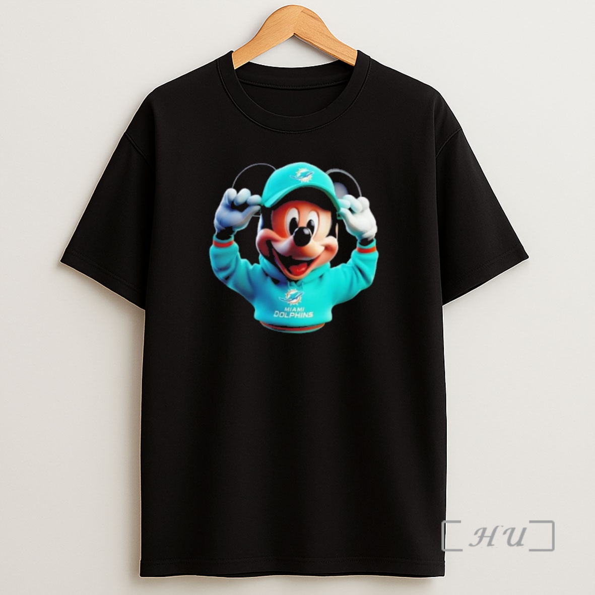 Officials Mickey Wearing Miami Dolphins And Smile With Fans Premium Shirt Sweatshirt Tee