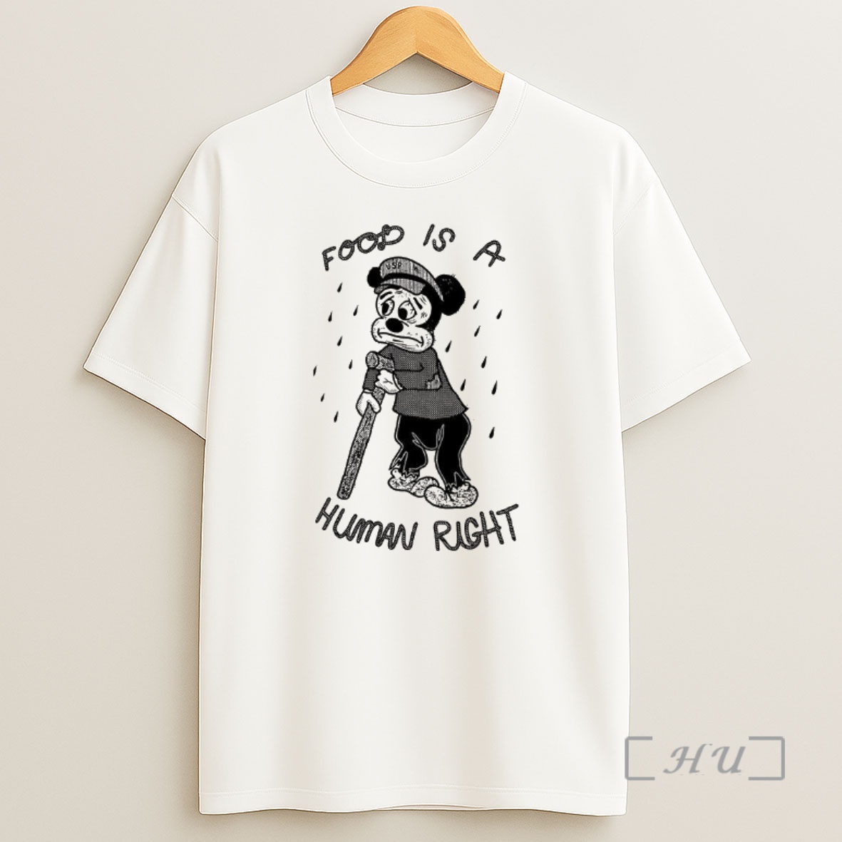 Officials Mickey Mouse Food Is A Human Right Premium Shirt Sweatshirt Tee