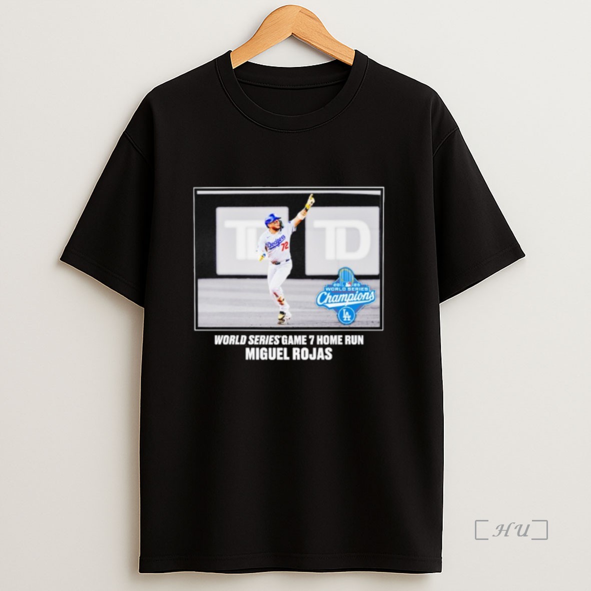 Officials Miguel Rojas Los Angeles Dodgers 2025 World Series Champions Game 7 Home Run Moment Premium Shirt Sweatshirt Tee