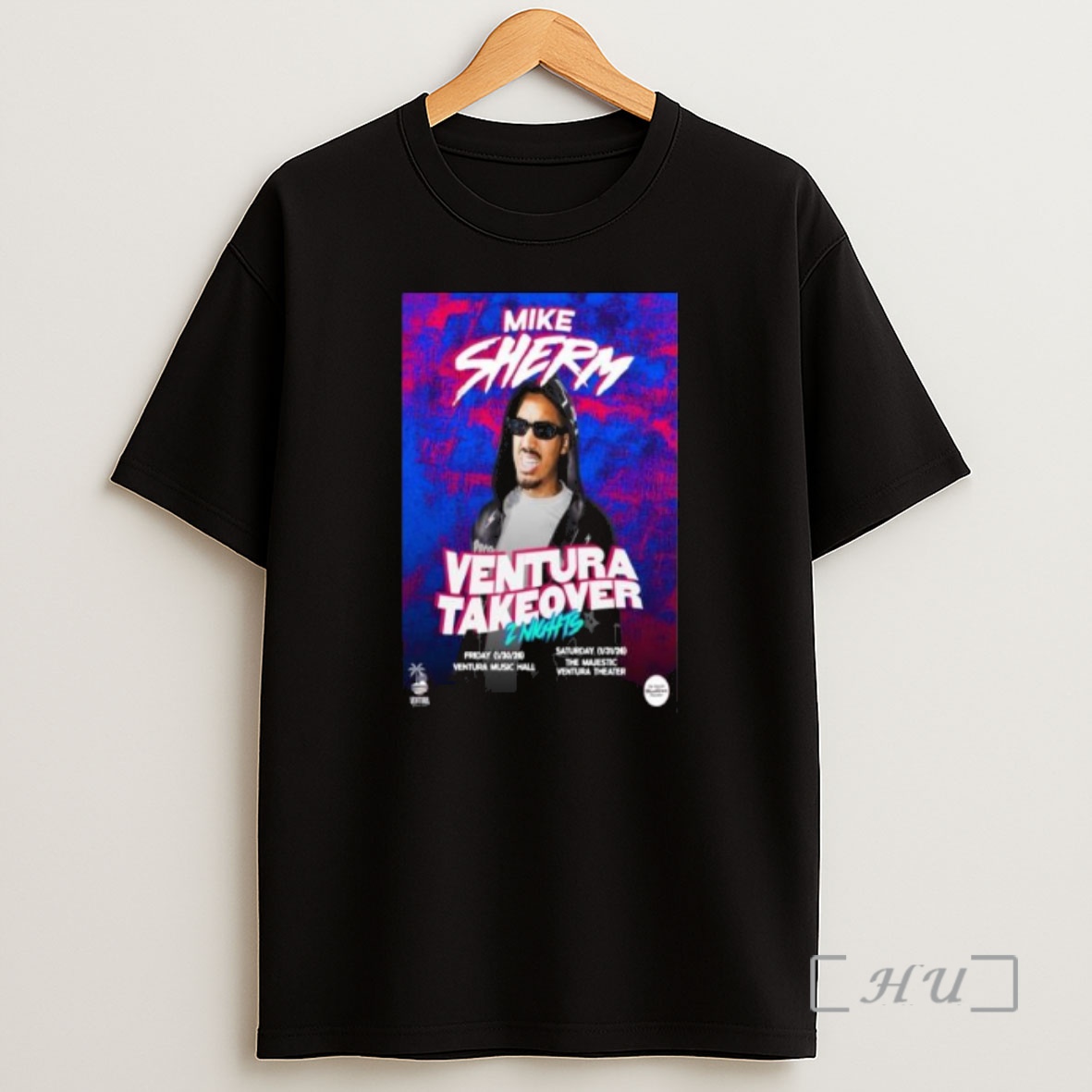 Officials Mike Sherm Jan 30 31 2026 Ventura Ca Concert Circle Black Premium Shirt Sweatshirt Tee