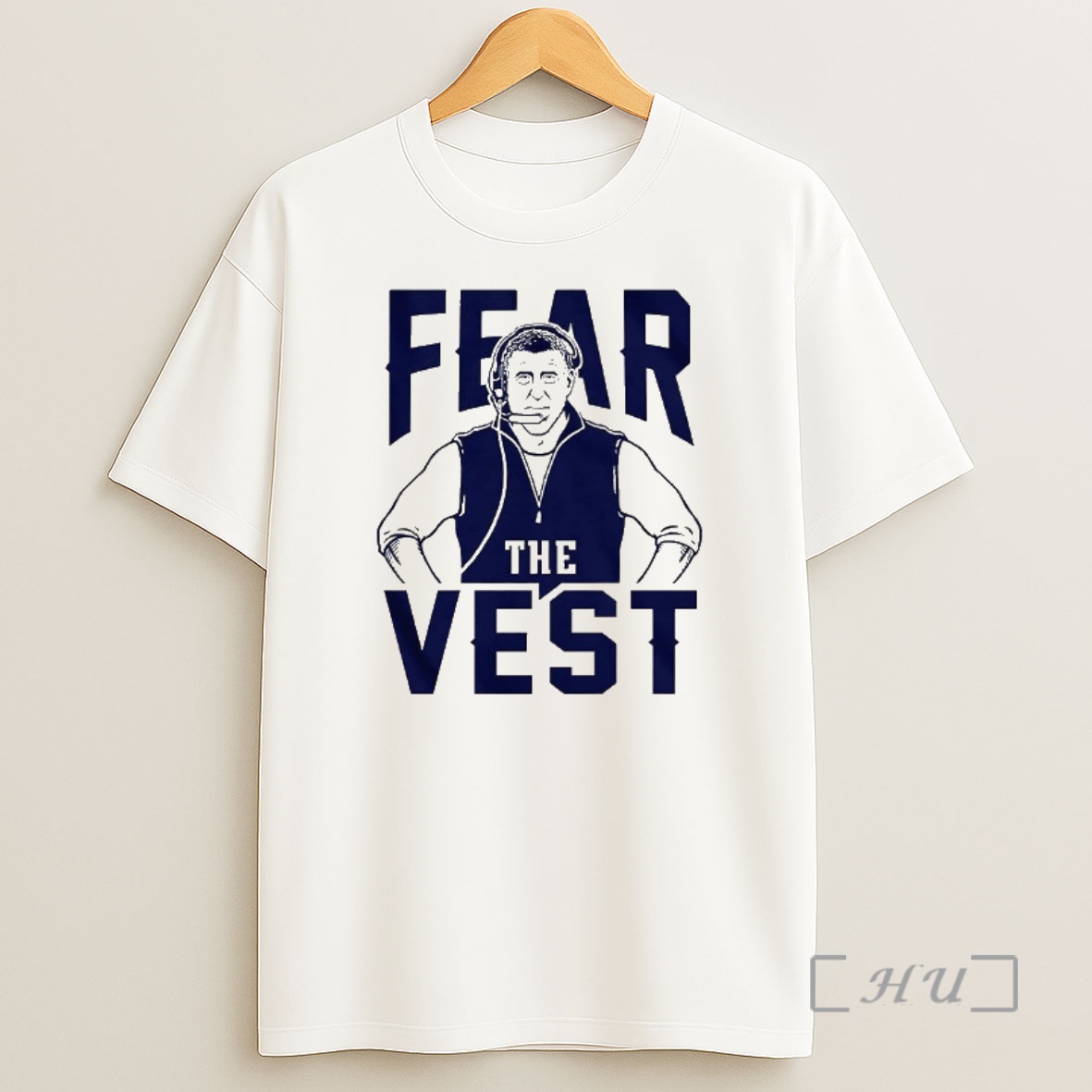 Officials Mike Vrabel New England Patriots Football Coach Fear The Vest Premium Shirt Sweatshirt Tee