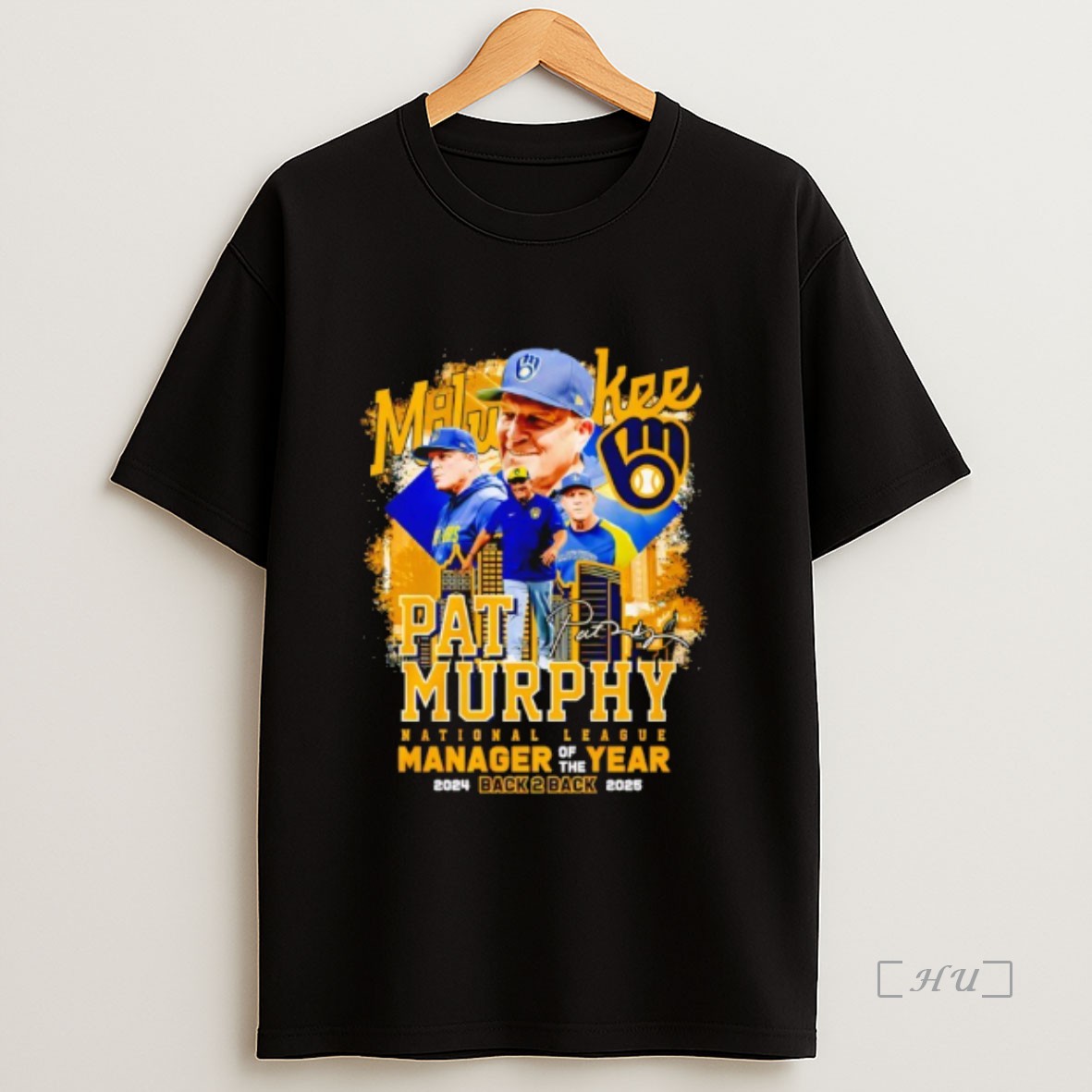 Officials Milwaukee Brewers Pat Murphy Nlcs Manager Of The Year 2025 Premium Shirt Sweatshirt Tee