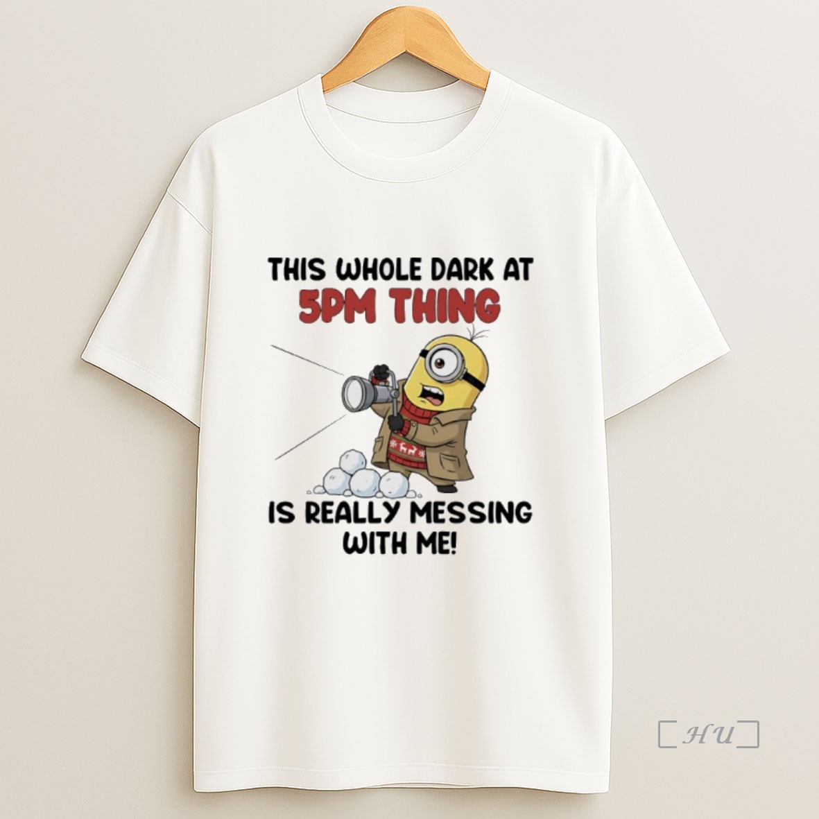 Officials Minions Christmas This Whole Dark 5pm Thing Is Really Messing With Me Premium Shirt Sweatshirt Tee