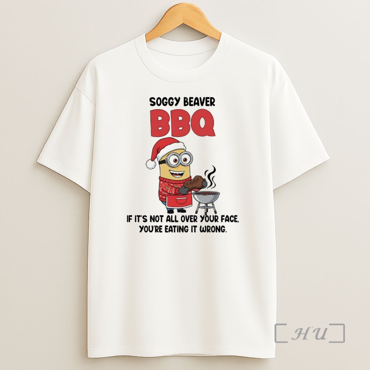 Officials Minions Soggy Beaver Bbq If Its Not All Over Your Face Premium Shirt Sweatshirt Tee