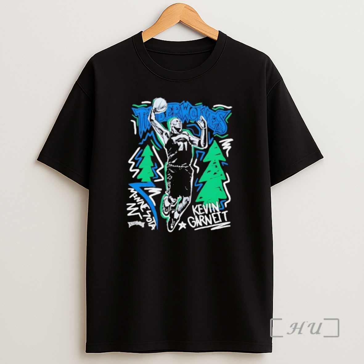 Officials Minnesota Timberwolves Kevin Garnett Chalked Up Premium Shirt Sweatshirt Tee