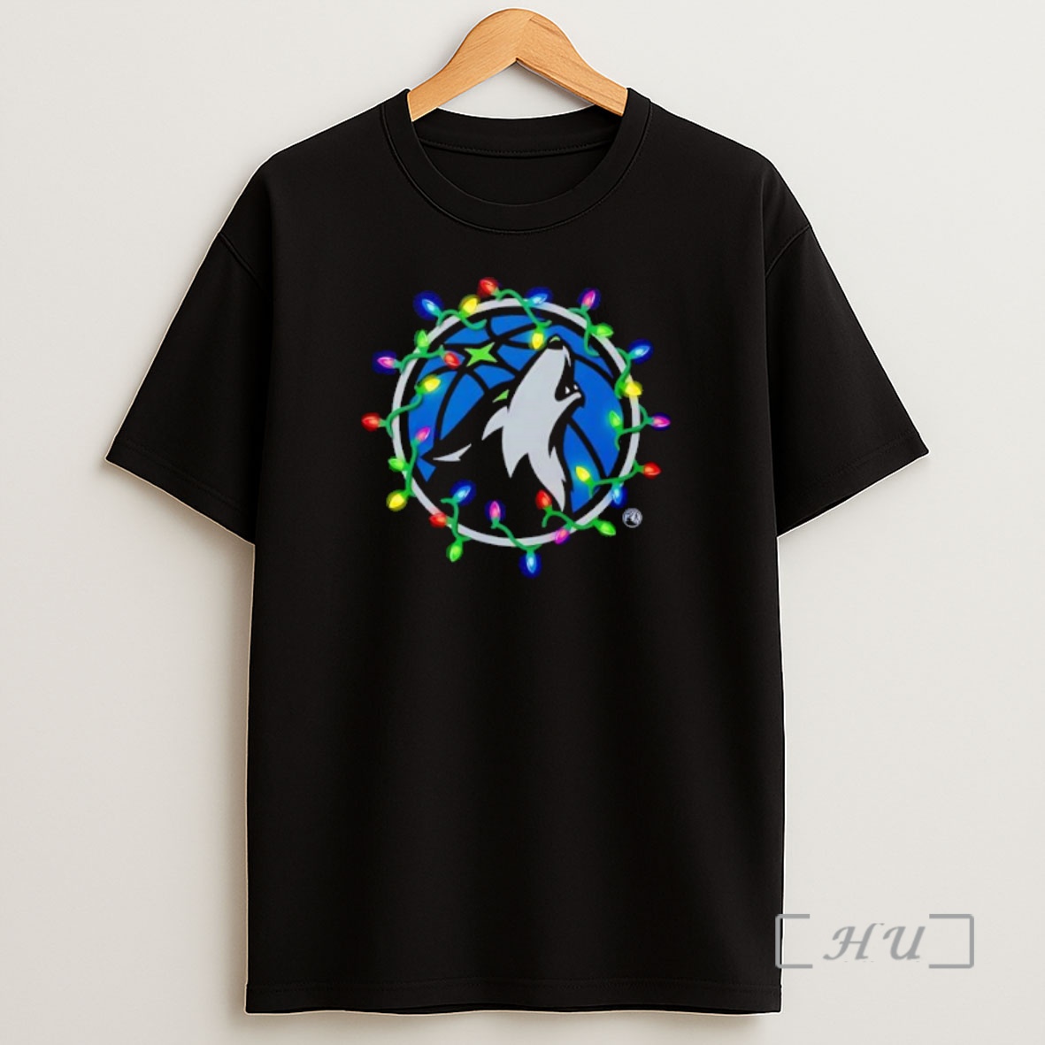 Officials Minnesota Timberwolves Logo Lights Merry Christmas Premium Shirt Sweatshirt Tee