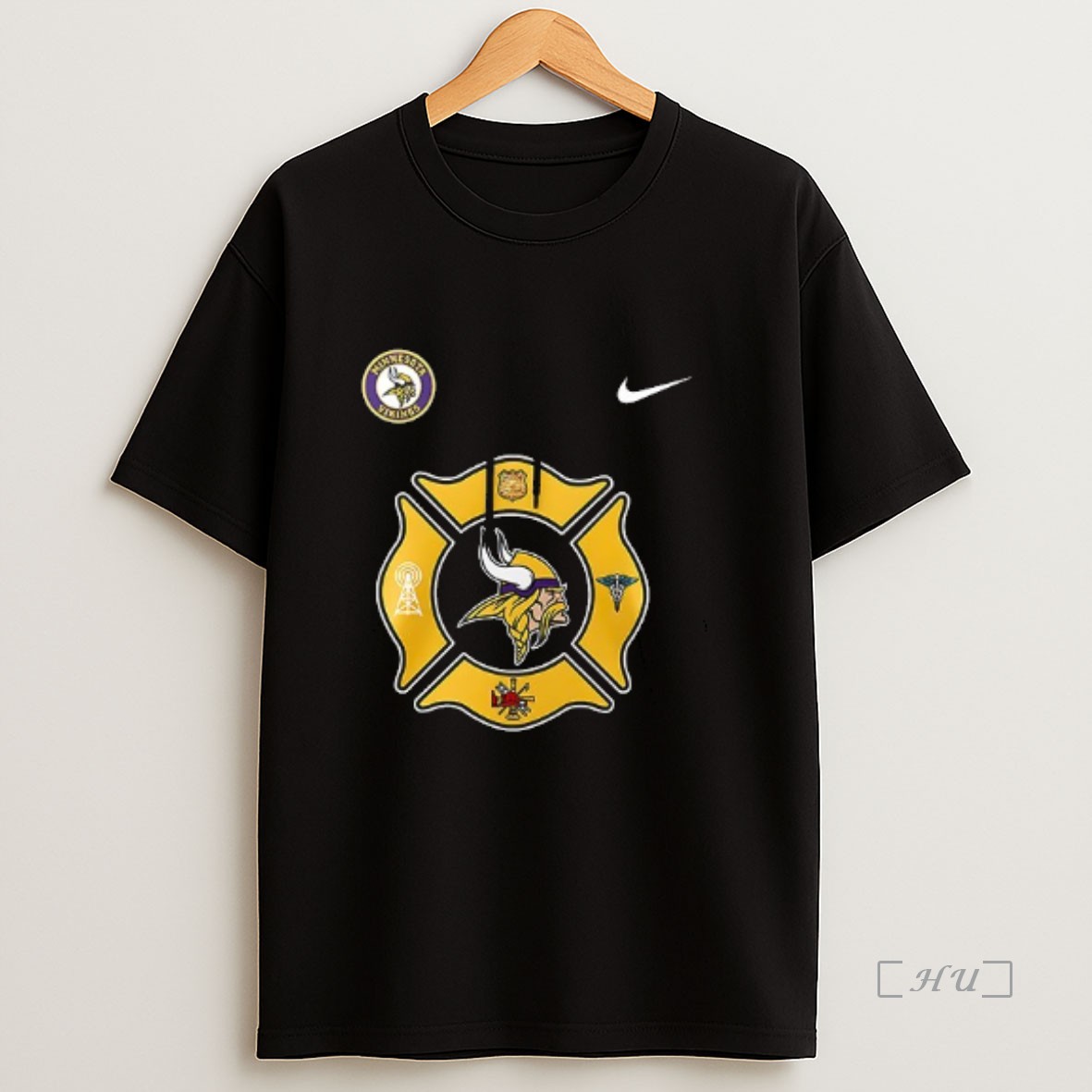 Officials Minnesota Vikings First Responders Day Protecting The State Of Football Double Sided Graphic Premium Shirt Sweatshirt Tee