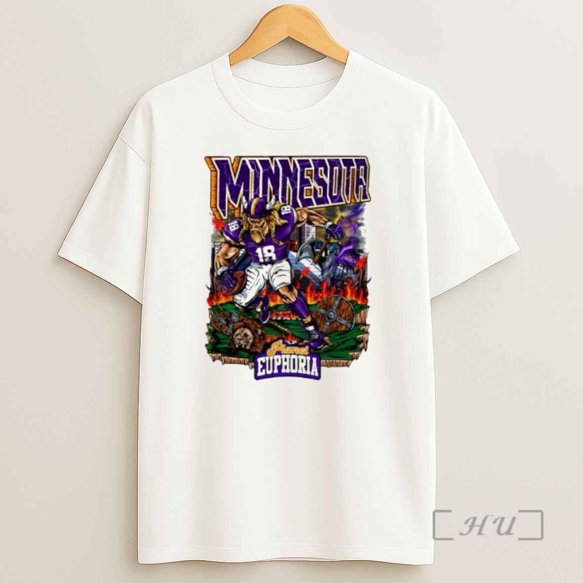 Officials Minnesota Vikings Warrior 18 Planet Euphoria Limited Design Extremely Rare Premium Shirt Sweatshirt Tee