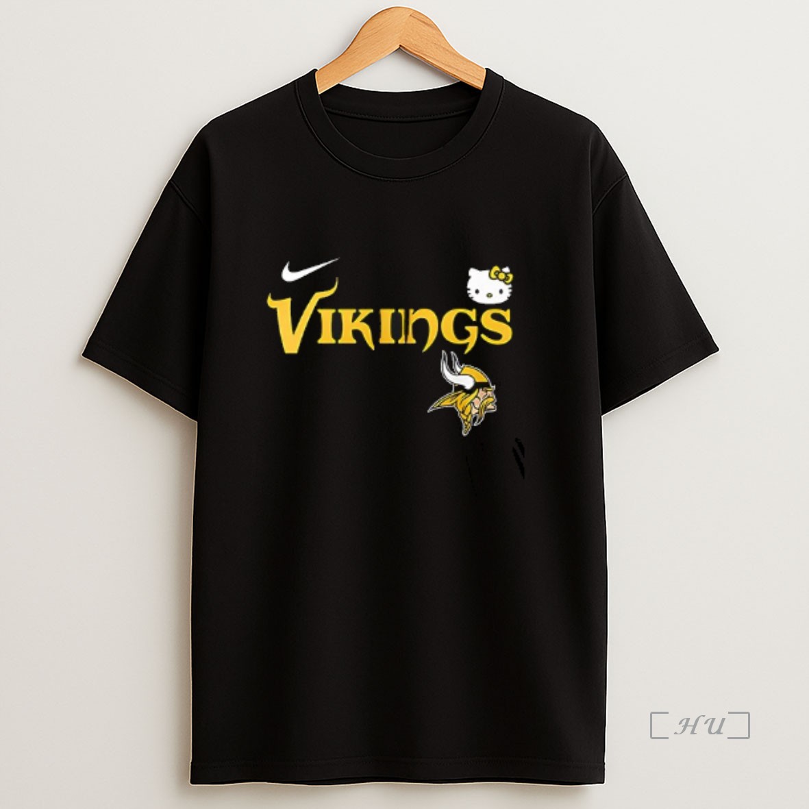 Officials Minnesota Vikings X Hello Kitty Double Sided Graphic Premium Shirt Sweatshirt Tee