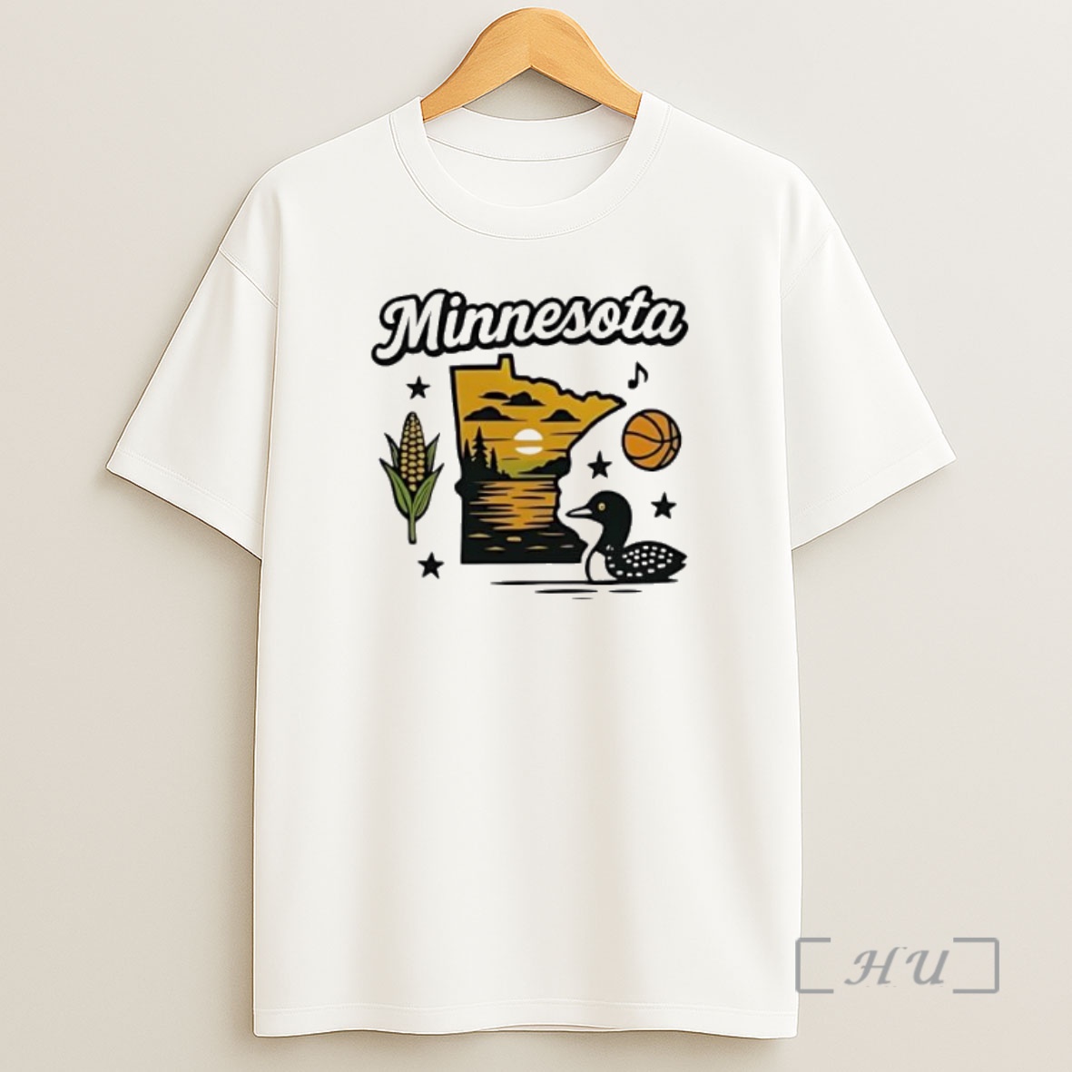 Officials Minnesota Map Duck Corn Sunset Premium Shirt Sweatshirt Tee