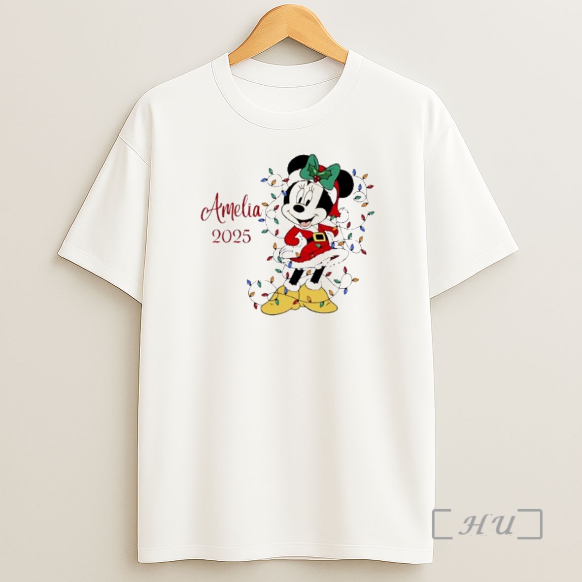 Officials Minnie Mouse Christmas 2025 Personalized Ornaments White Premium Shirt Sweatshirt Tee