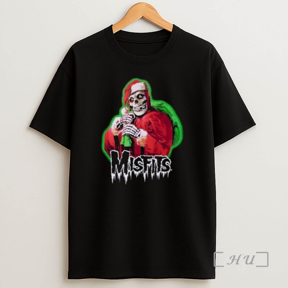 Officials Misfits Santa Crimson Ghost Circle Black Premium Shirt Sweatshirt Tee