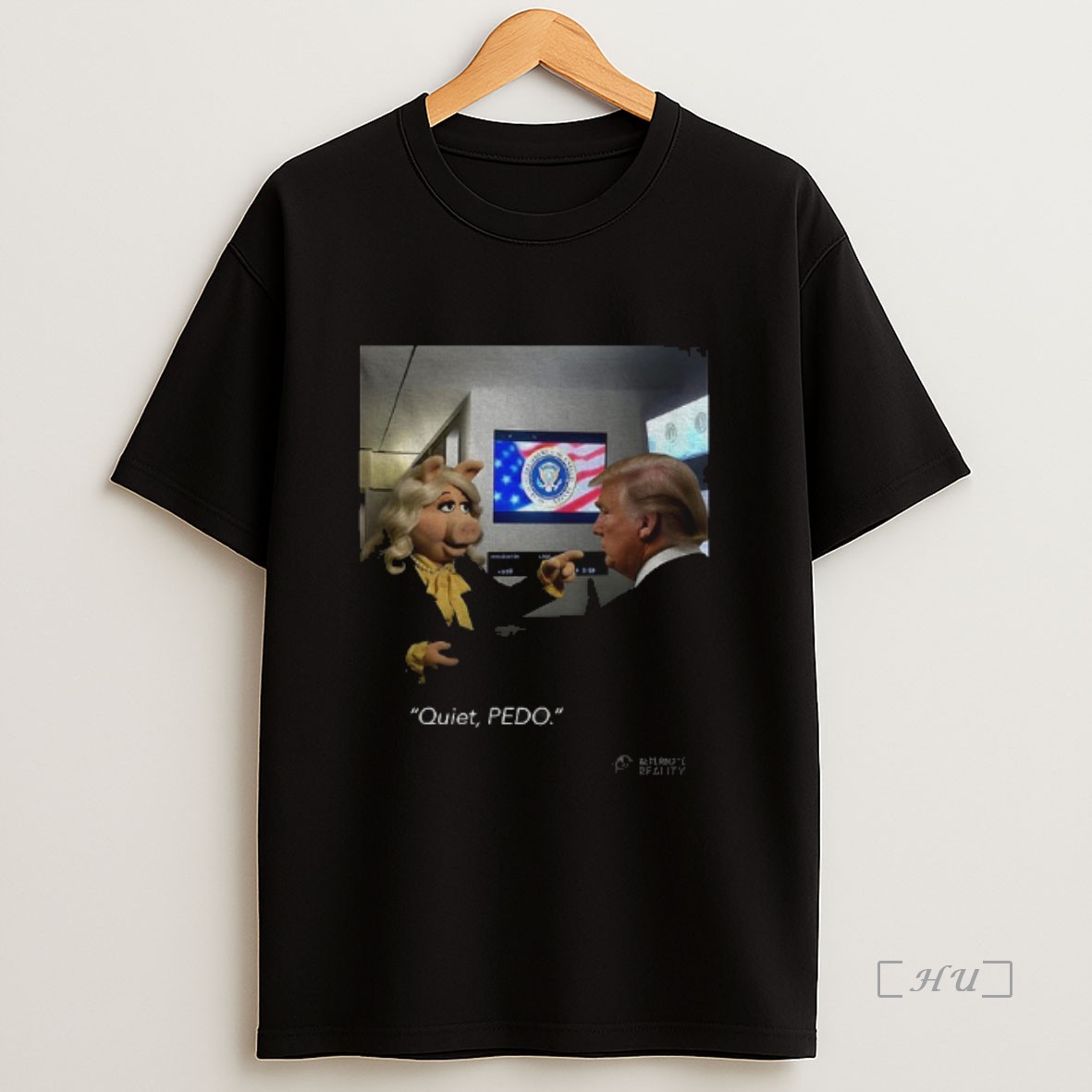 Officials Miss Piggy The Muppets Donald Trump Quiet Pedo America Premium Shirt Sweatshirt Tee