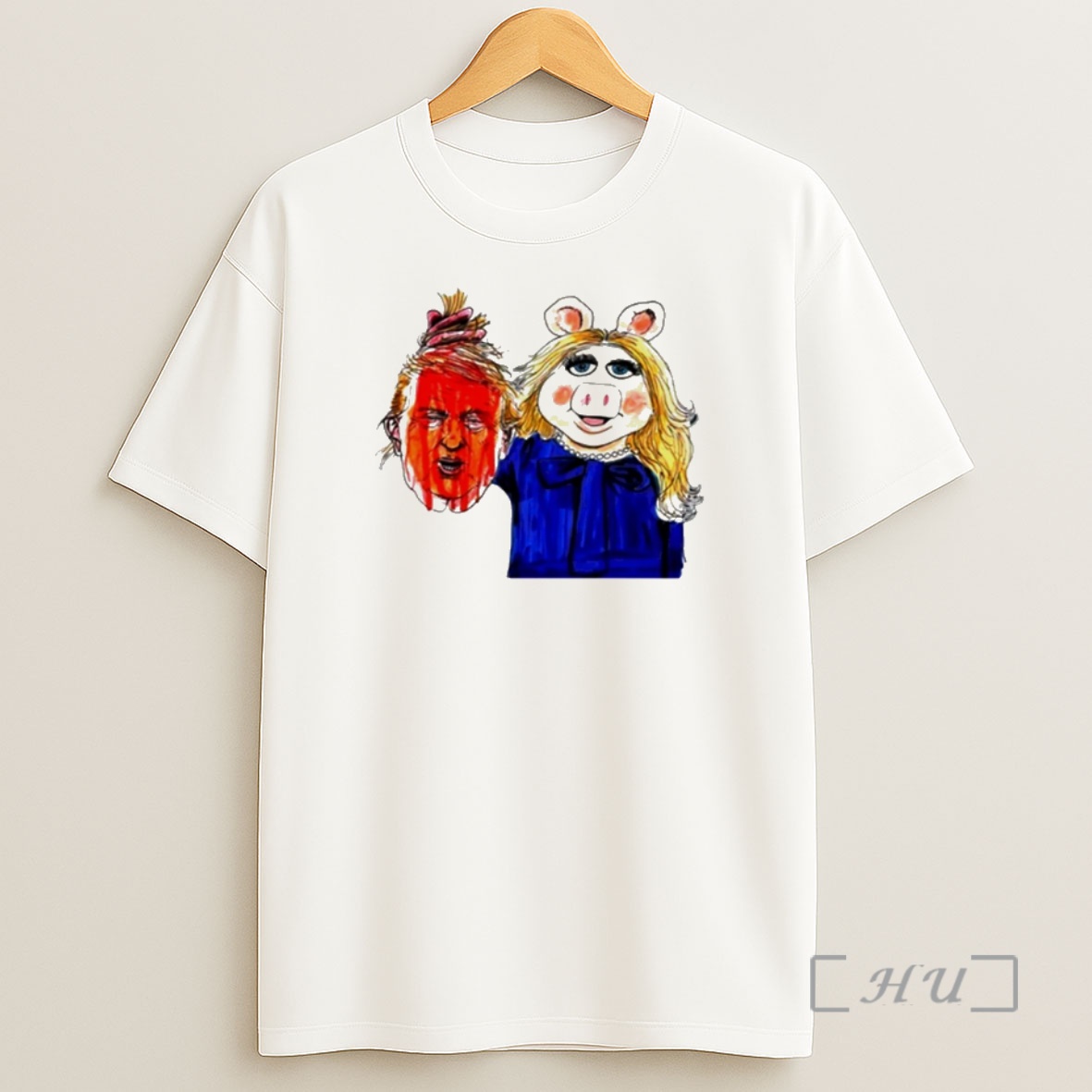 Officials Miss Piggy Get Trumps Head Quiet Piggy Anti Trump Premium Shirt Sweatshirt Tee