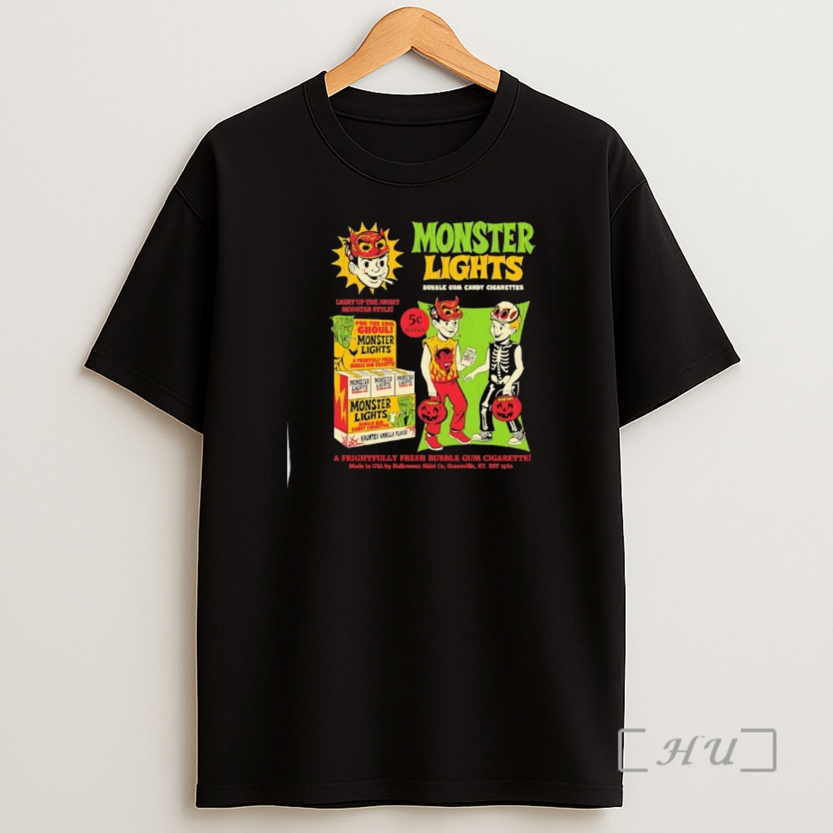 Officials Monster Lights Bubble Gum Candy Cigarettes Halloween Costumes Premium Shirt Sweatshirt Tee