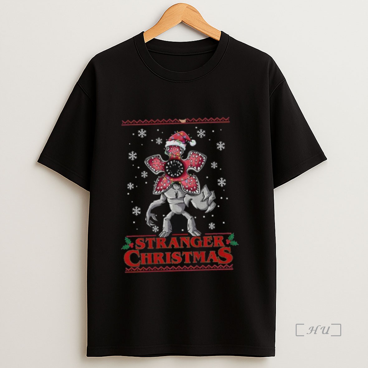 Officials Monster From Upside Down Stranger Christmas Family Ugly Christmas Premium Shirt Sweatshirt Tee