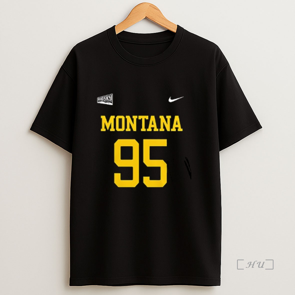 Officials Montana Grizzlies Mascot Double Sided Graphic Premium Shirt Sweatshirt Tee