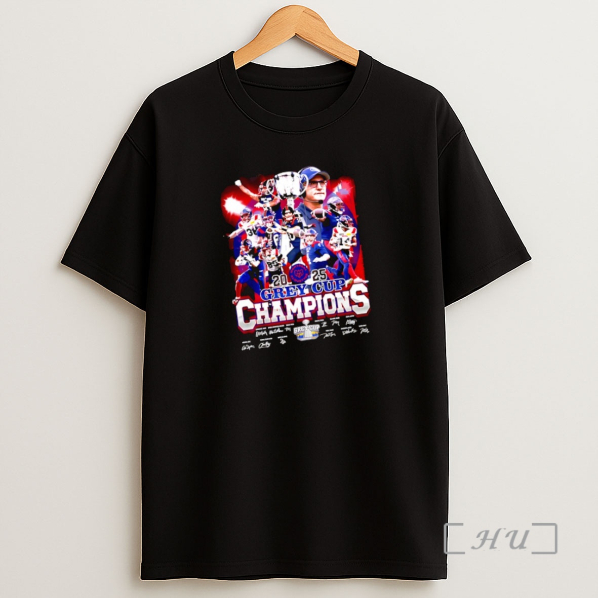 Officials Montreal Alouettes 2025 Grey Cup Champions Signatures Premium Shirt Sweatshirt Tee