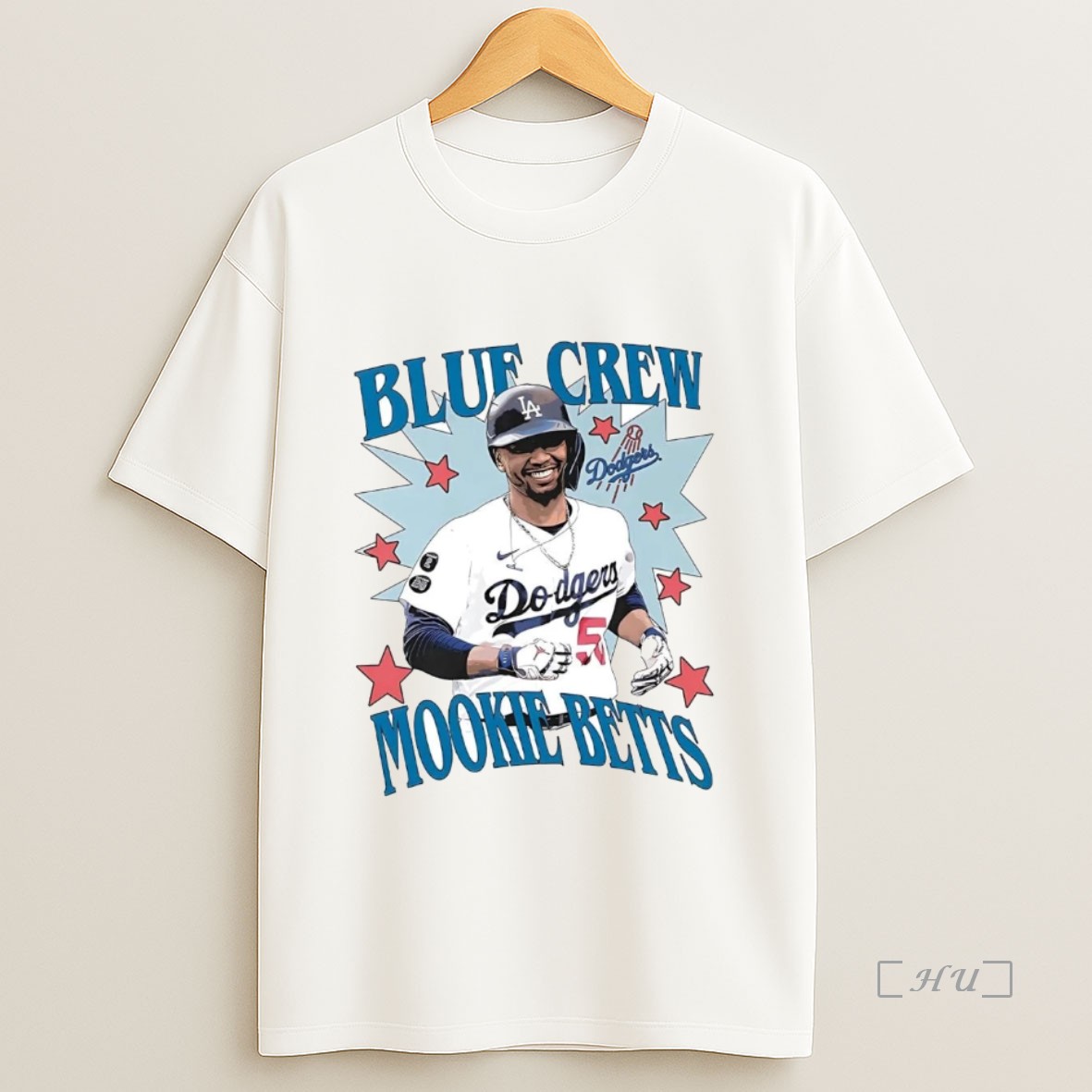 Officials Mookie Betts Blue Crew Dodgers Premium Shirt Sweatshirt Tee