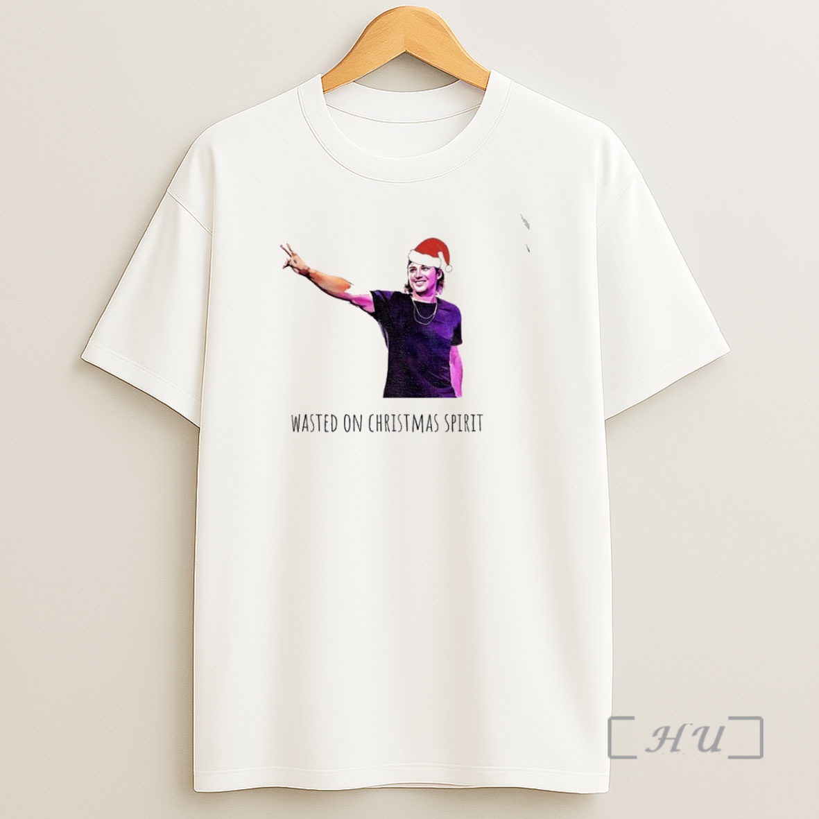 Officials Morgan Wallen Santa Hat Wasted On Christmas Spirit Premium Shirt Sweatshirt Tee