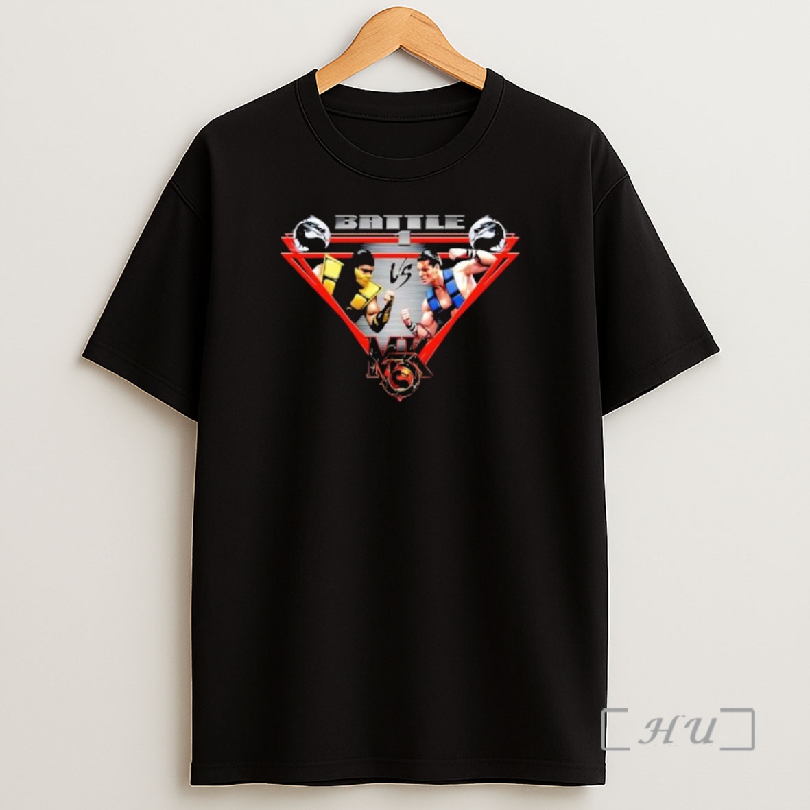 Officials Mortal Kombat Fight Screen Triangle Premium Shirt Sweatshirt Tee