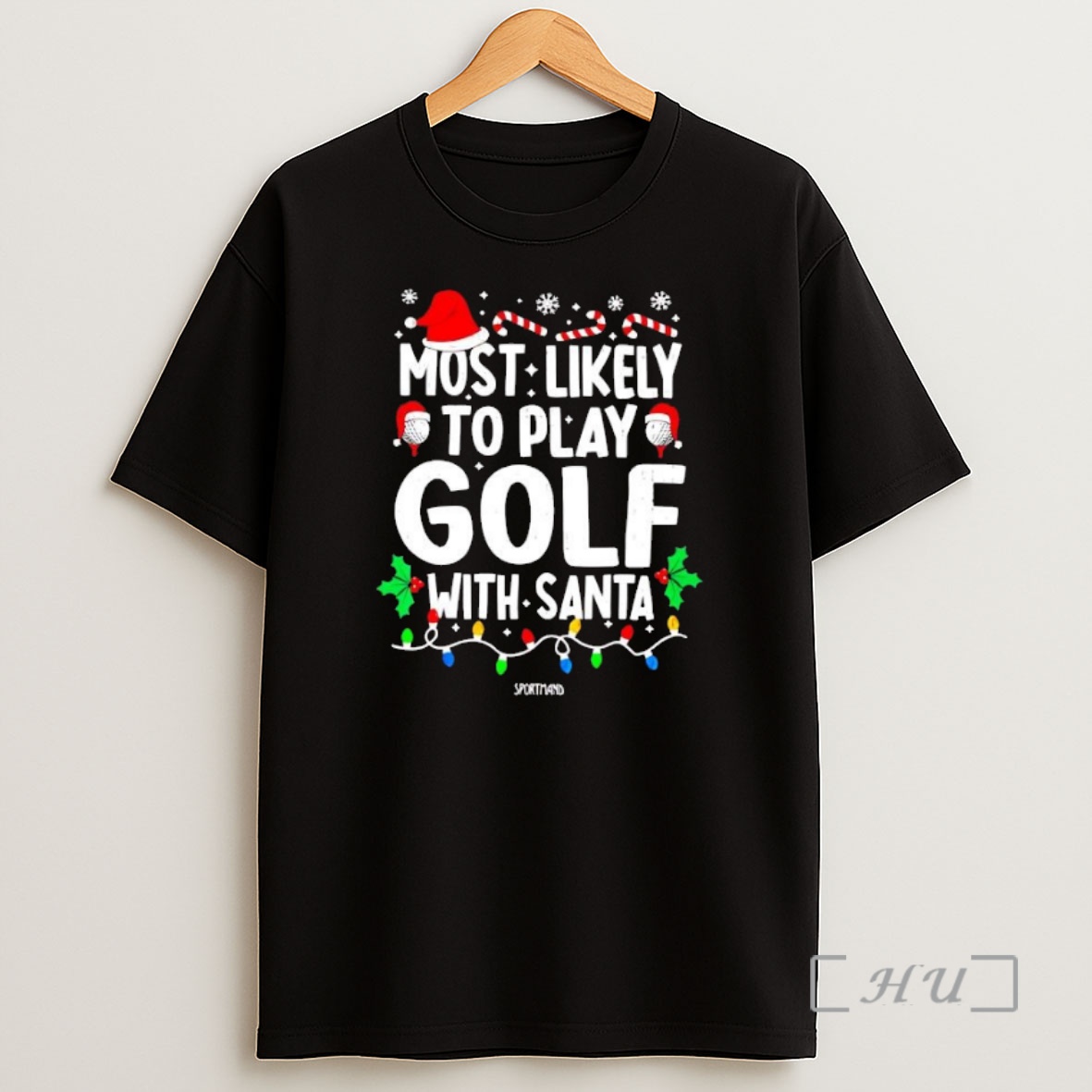 Officials Most Likely To Play Golf With Santa Christmas Premium Shirt Sweatshirt Tee