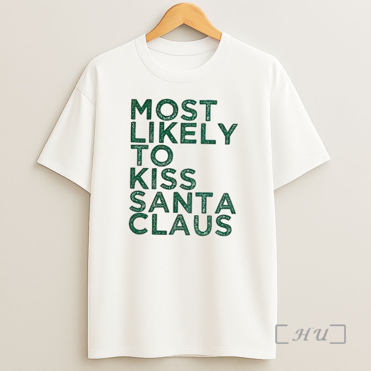 Officials Most Likely To Kiss Santa Claus Christmas Premium Shirt Sweatshirt Tee
