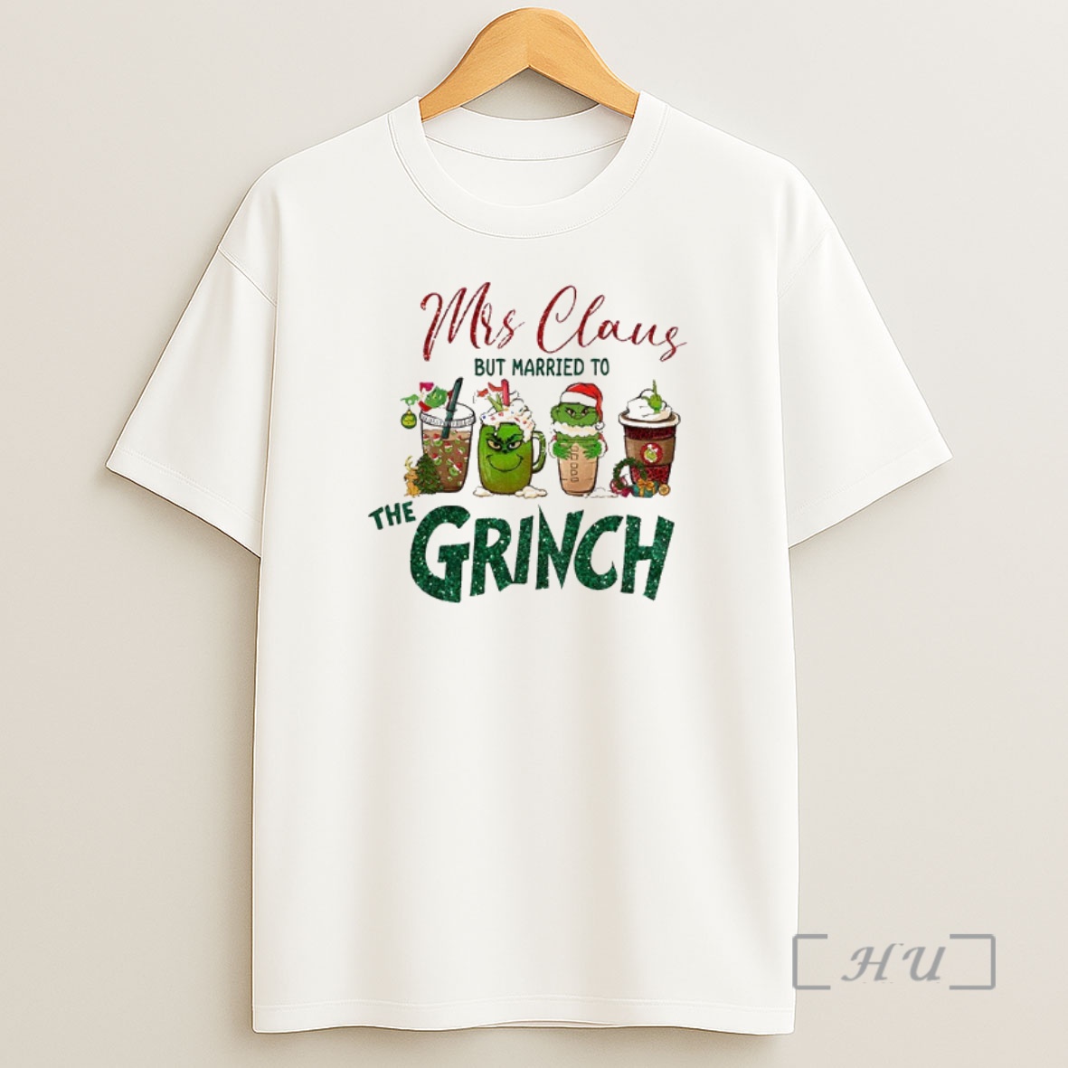 Officials Mrs Claus But Married To Grinch Christmas Gift Premium Shirt Sweatshirt Tee