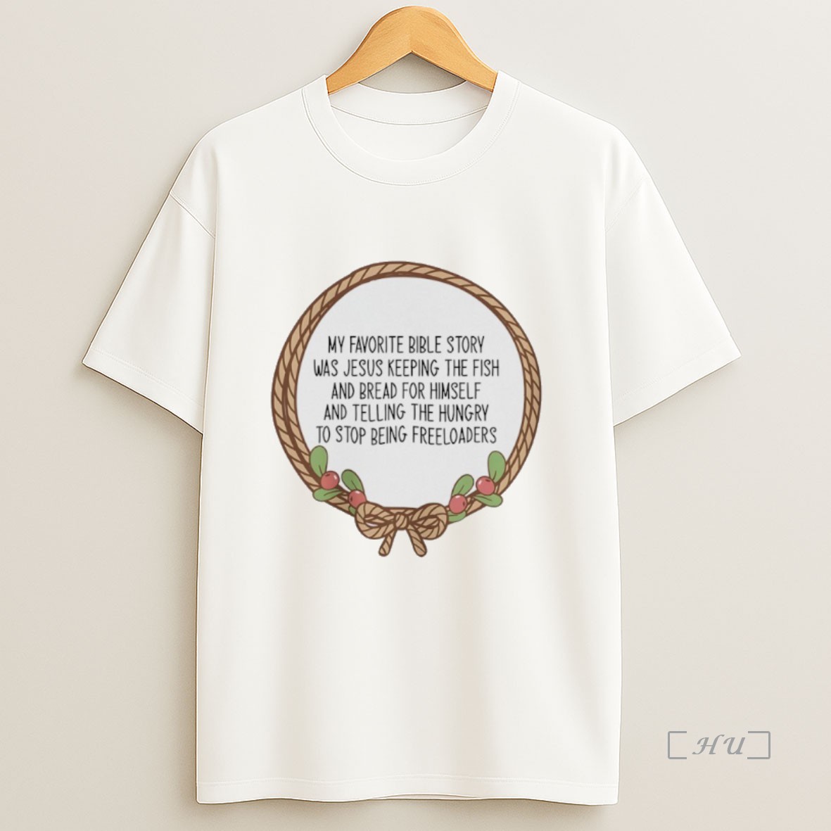 Officials My Favorite Bible Story Was Jesus Keeping The Fish And Bread For Himself And Telling The Hungry To Stop Being Freeloaders Premium Shirt Sweatshirt Tee