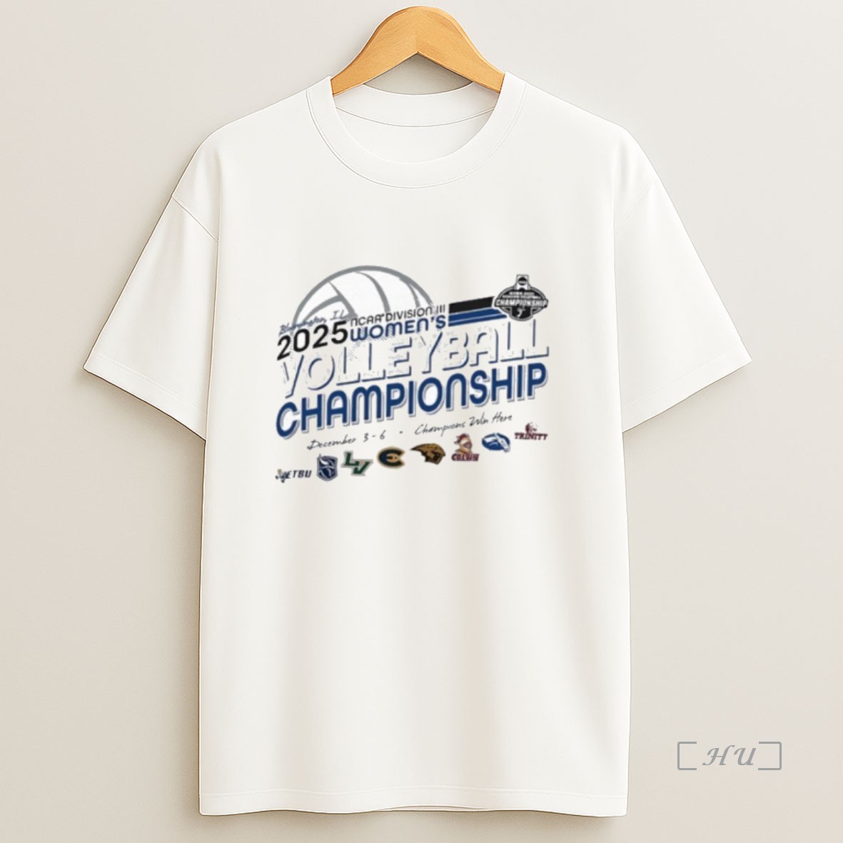 Officials Ncaa D3 Volleyball Championship 2025 8 Team Logos Premium Shirt Sweatshirt Tee