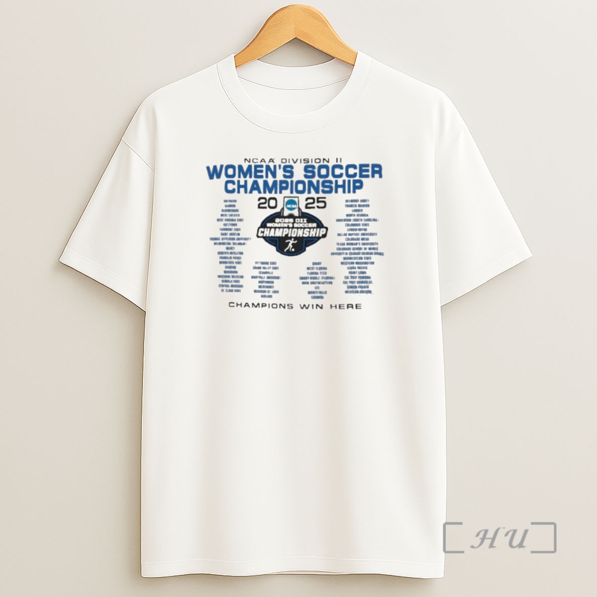 Officials Ncaa Dii Womens Soccer Championship 2025 Premium Shirt Sweatshirt Tee
