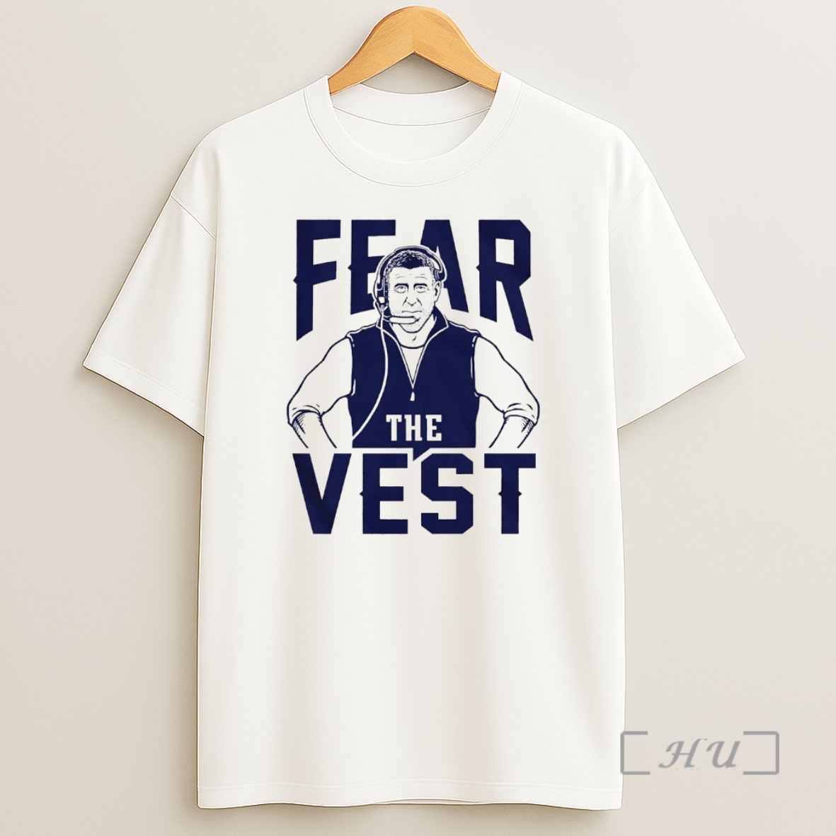 Officials Ne Patriots Fear The Vest Mike Vrabel Coach Premium Shirt Sweatshirt Tee